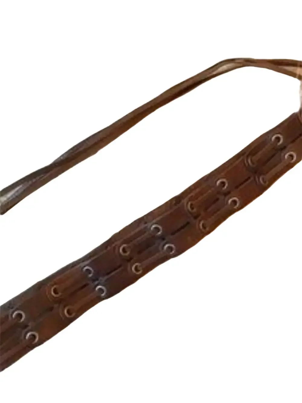 American Eagle Festival Season Genuine Leather Brown Boho Belt